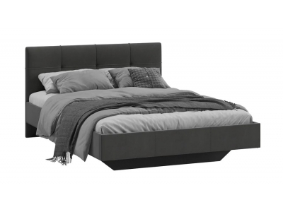 Кровать Элис 1600 Тип 1 (велюр графит)